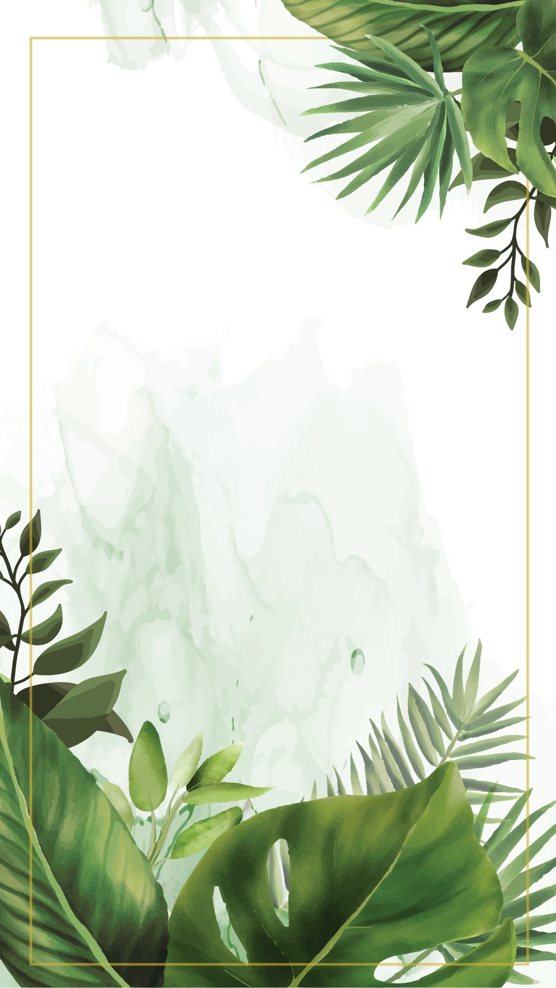 Free Floral Green Wedding Background - EPS, Illustrator, JPG, SVG