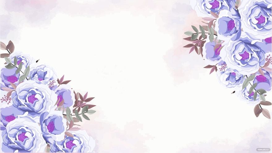 Wedding Card Floral Background