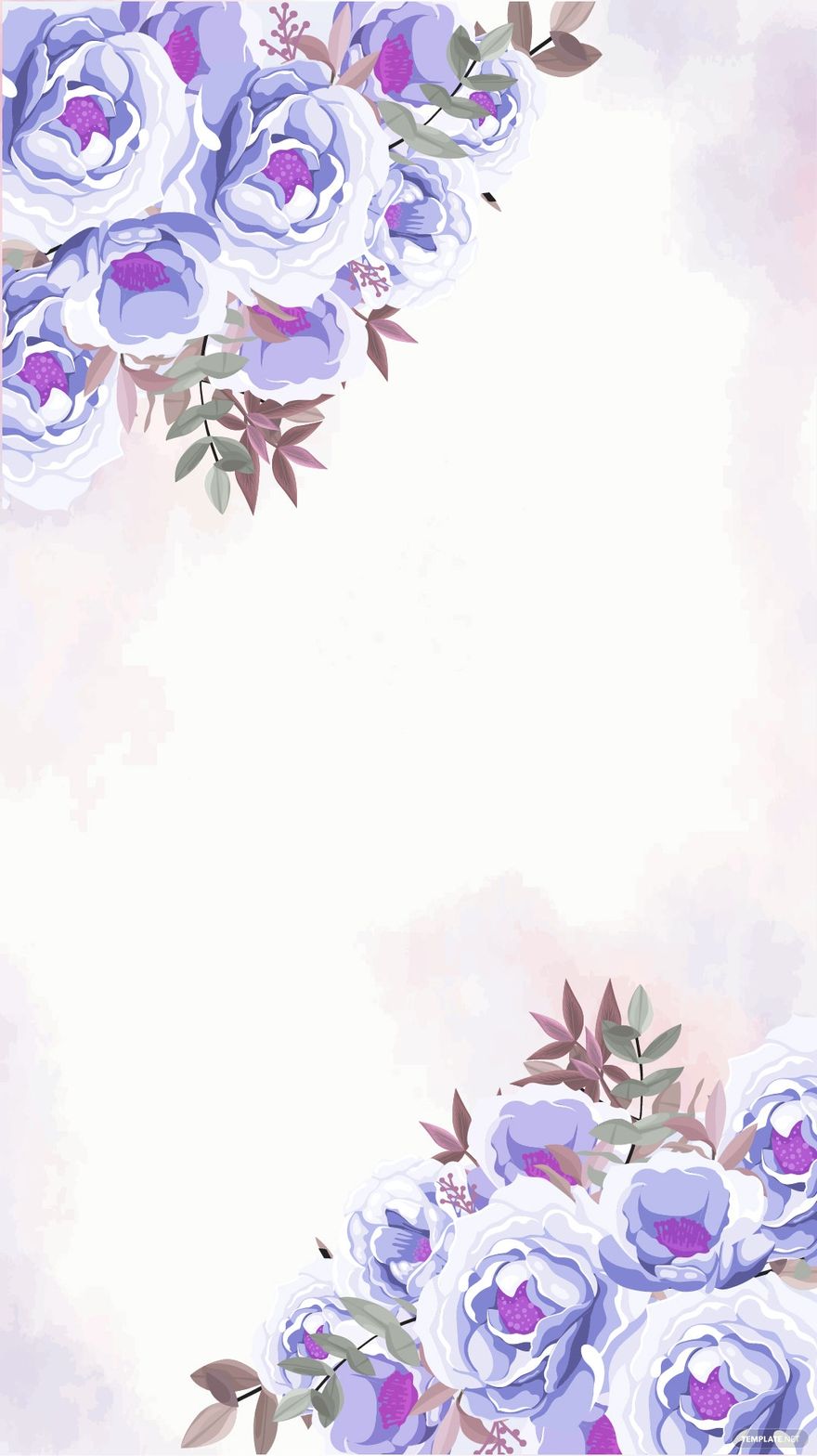 Free Wedding Card Floral Background
