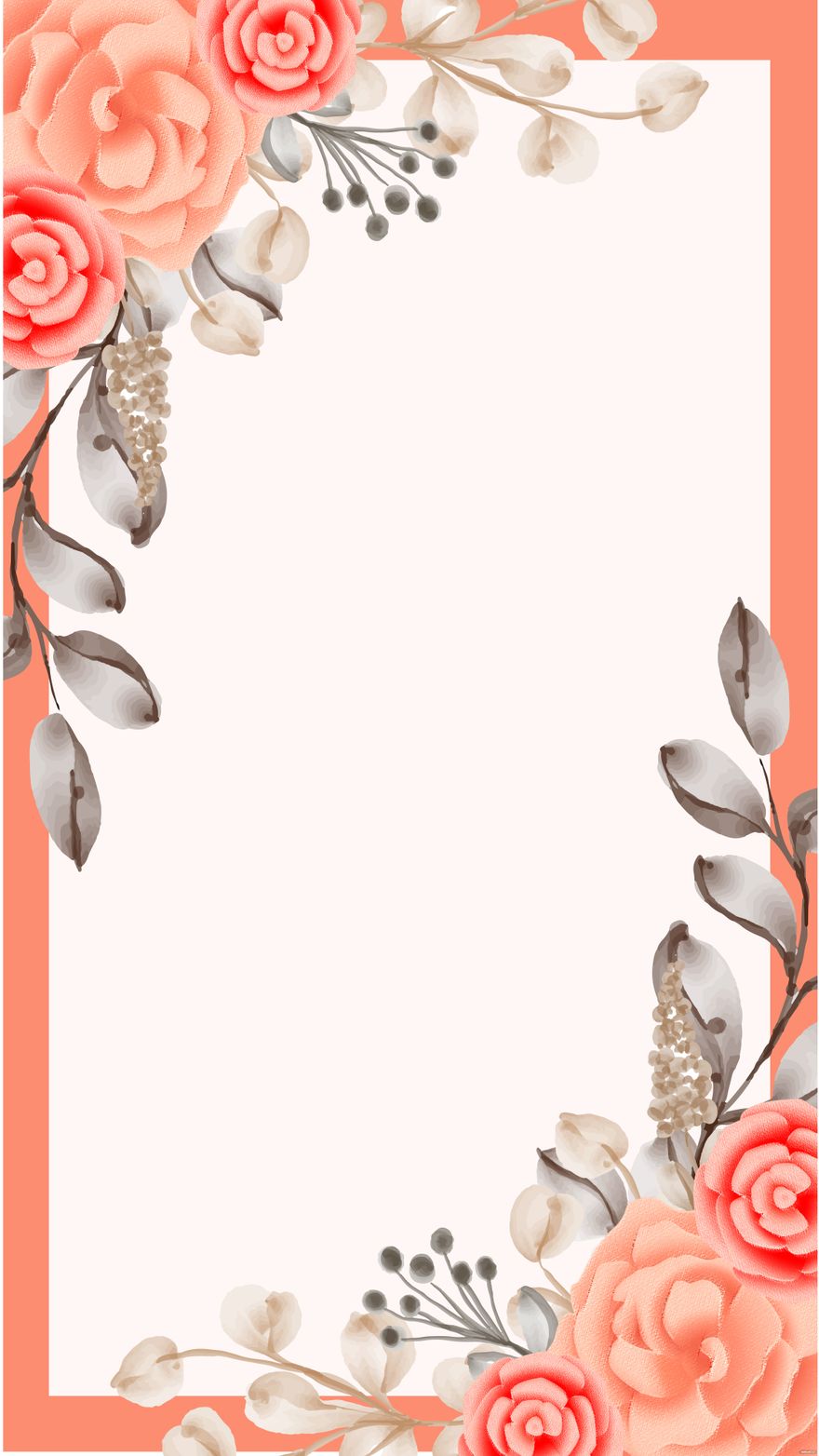 Free Wedding Border Templates Editable And Printable