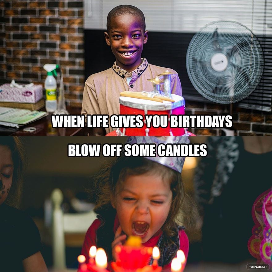 Free Funny Happy Birthday Meme in Illustrator, PSD, JPG, GIF, PNG