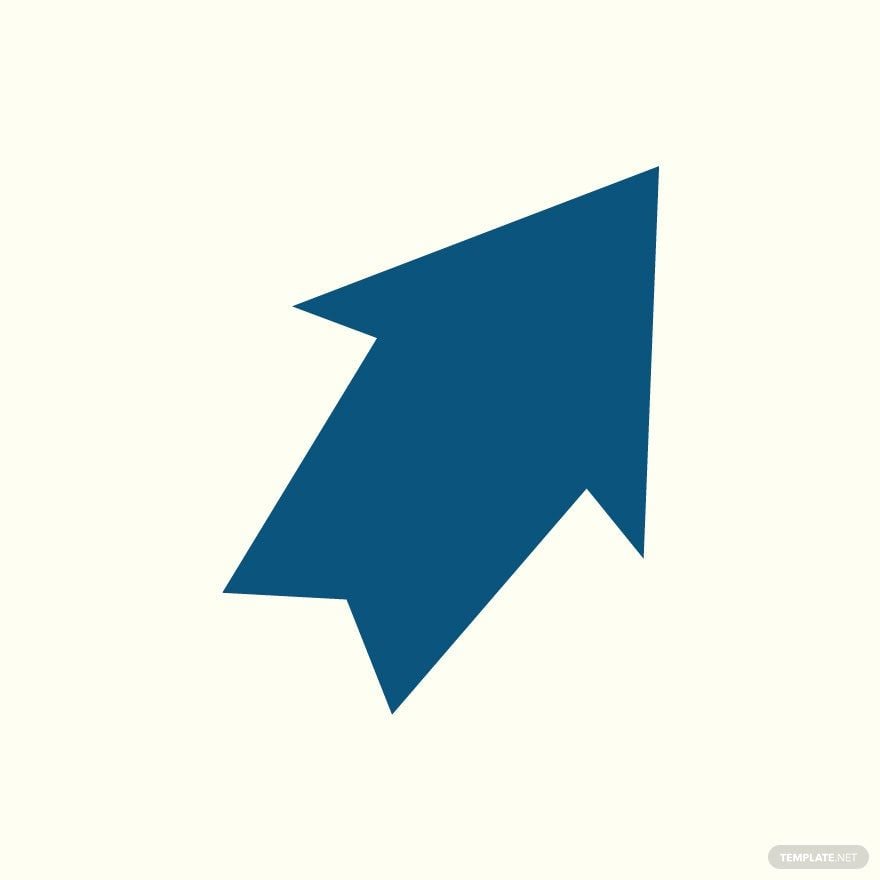 Blue Arrow Vector in Illustrator, EPS, SVG, JPG, PNG