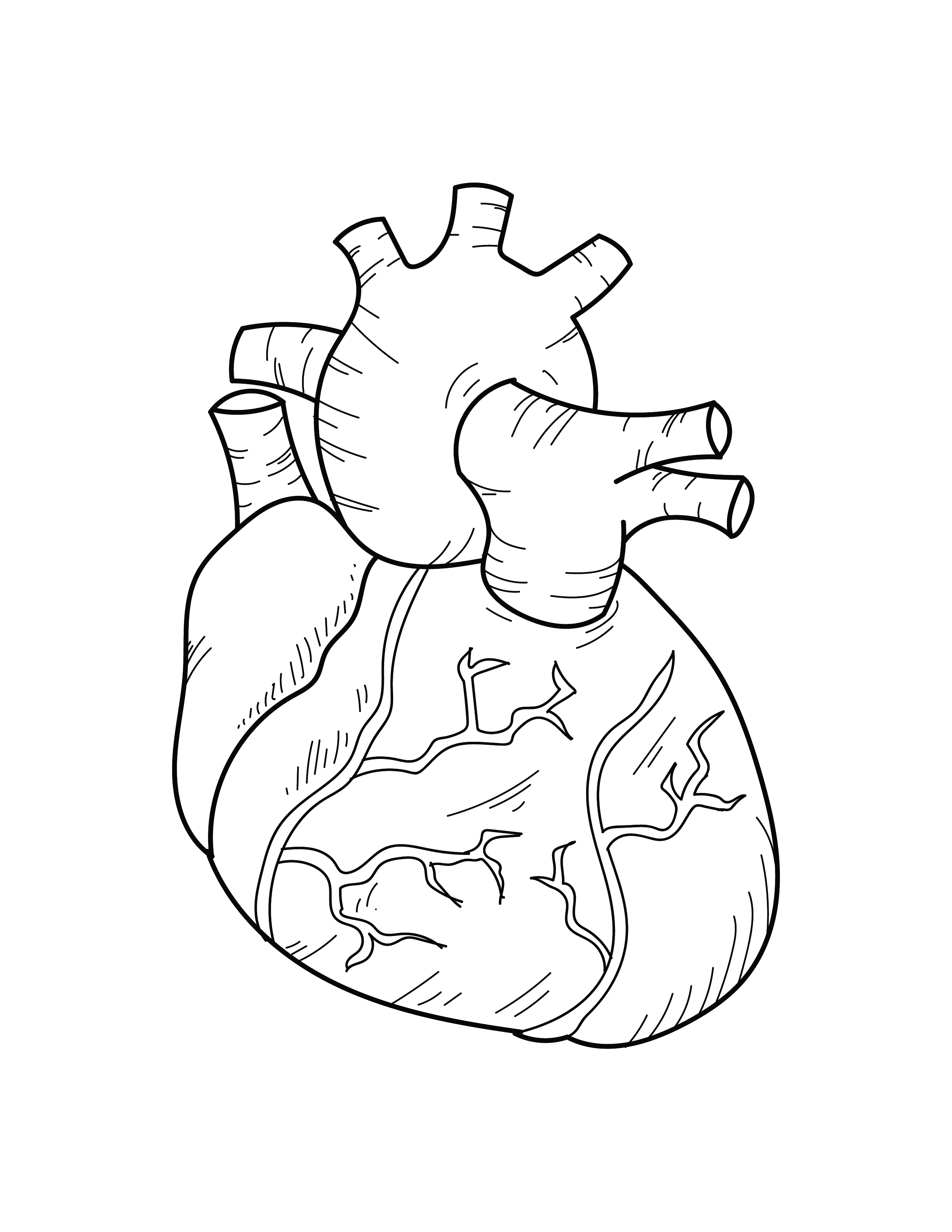 FREE Emo Heart Coloring Page in EPS, Illustrator, JPG, PNG, PDF, SVG ...