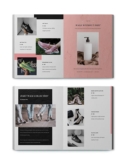 Women's Shoes Catalog Template