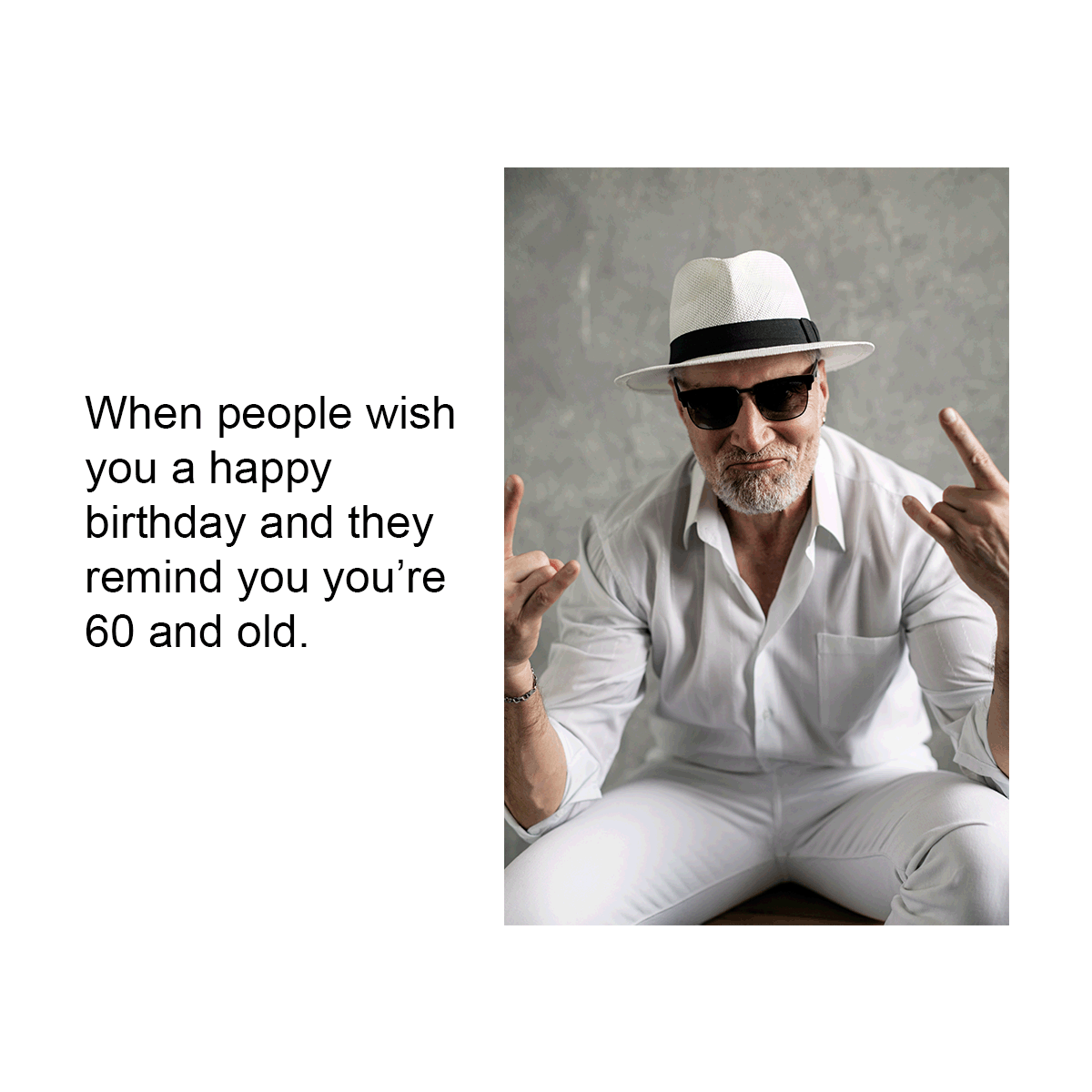 Happy 60th Birthday Meme in PSD, Illustrator, JPG, GIF, PNG - Download | Template.net