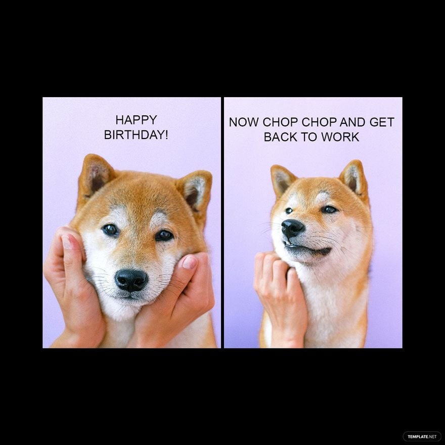 Free Happy Birthday Coworker Meme - Download in Illustrator, PSD, JPG, GIF, PNG