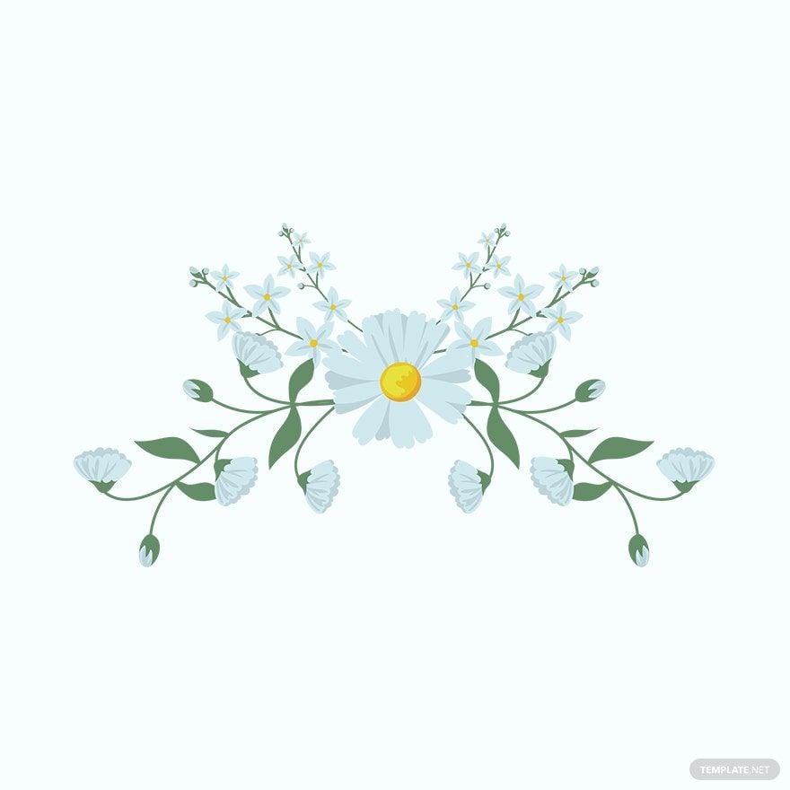 Free Wedding Floral Design Vector in Illustrator, EPS, SVG, JPG, PNG