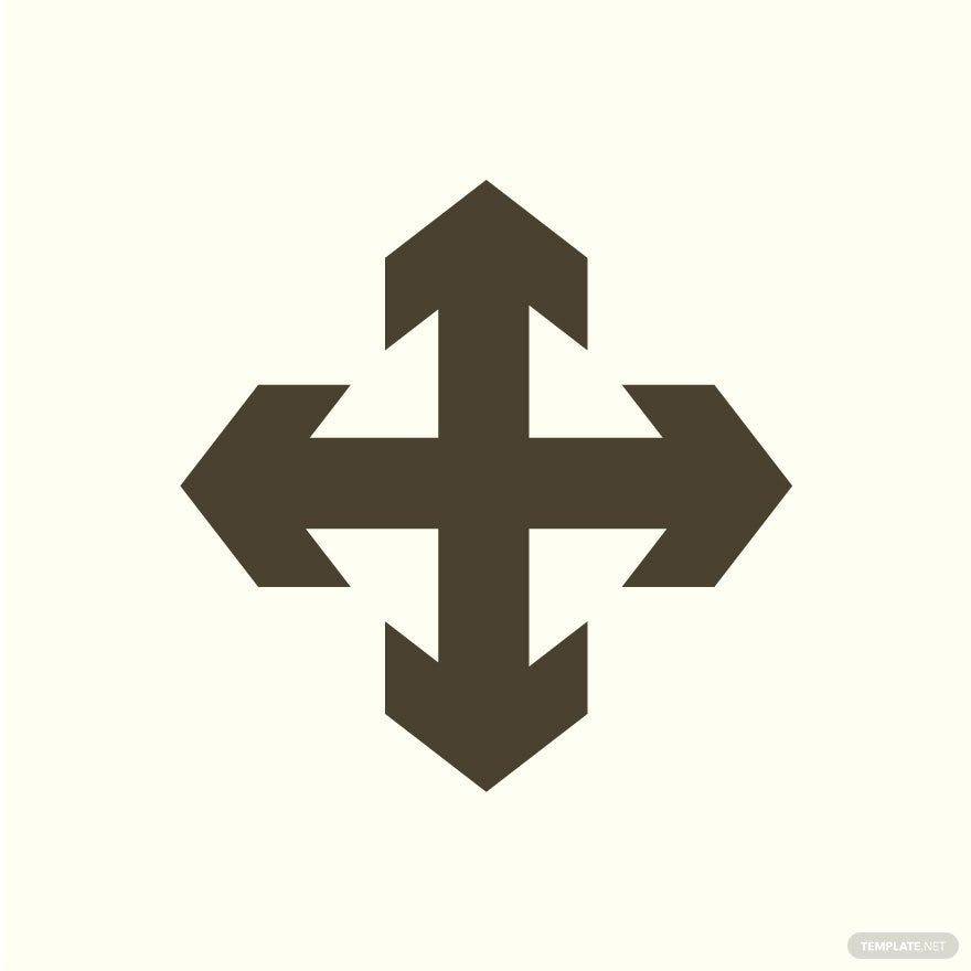 Arrow Cross Vector in SVG, JPG, EPS, PNG, Illustrator - Download | Template.net