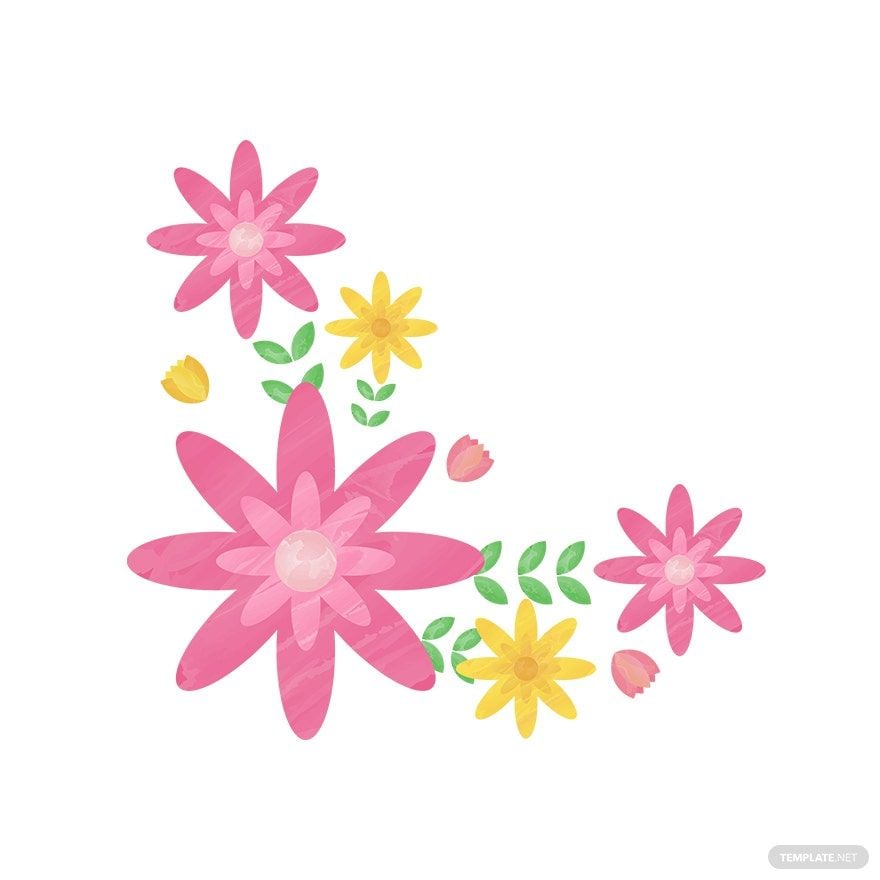 Free Watercolor Floral Vector