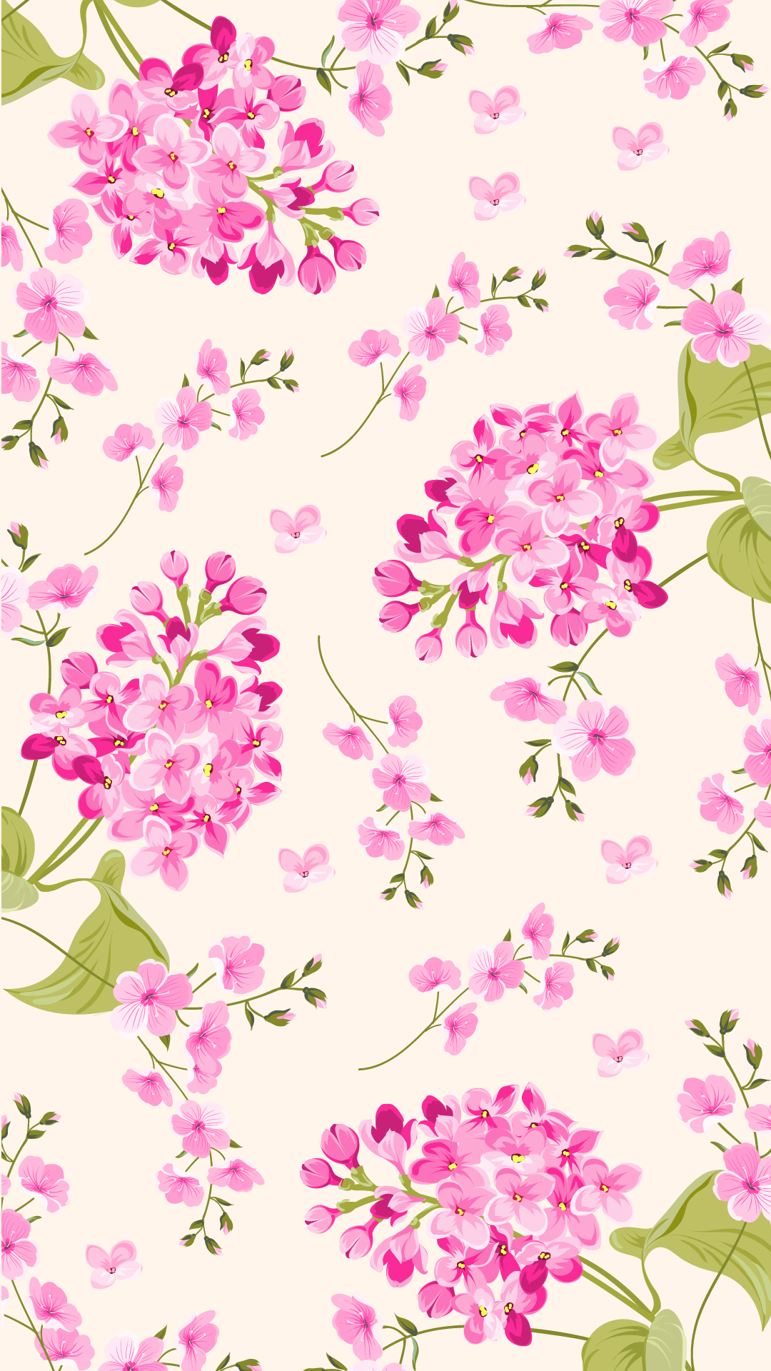 Free Light Purple Floral Background - Download in Illustrator, EPS, SVG ...