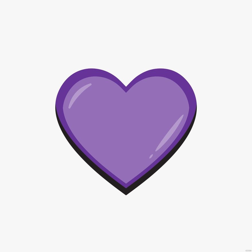 Free Purple Heart Clipart