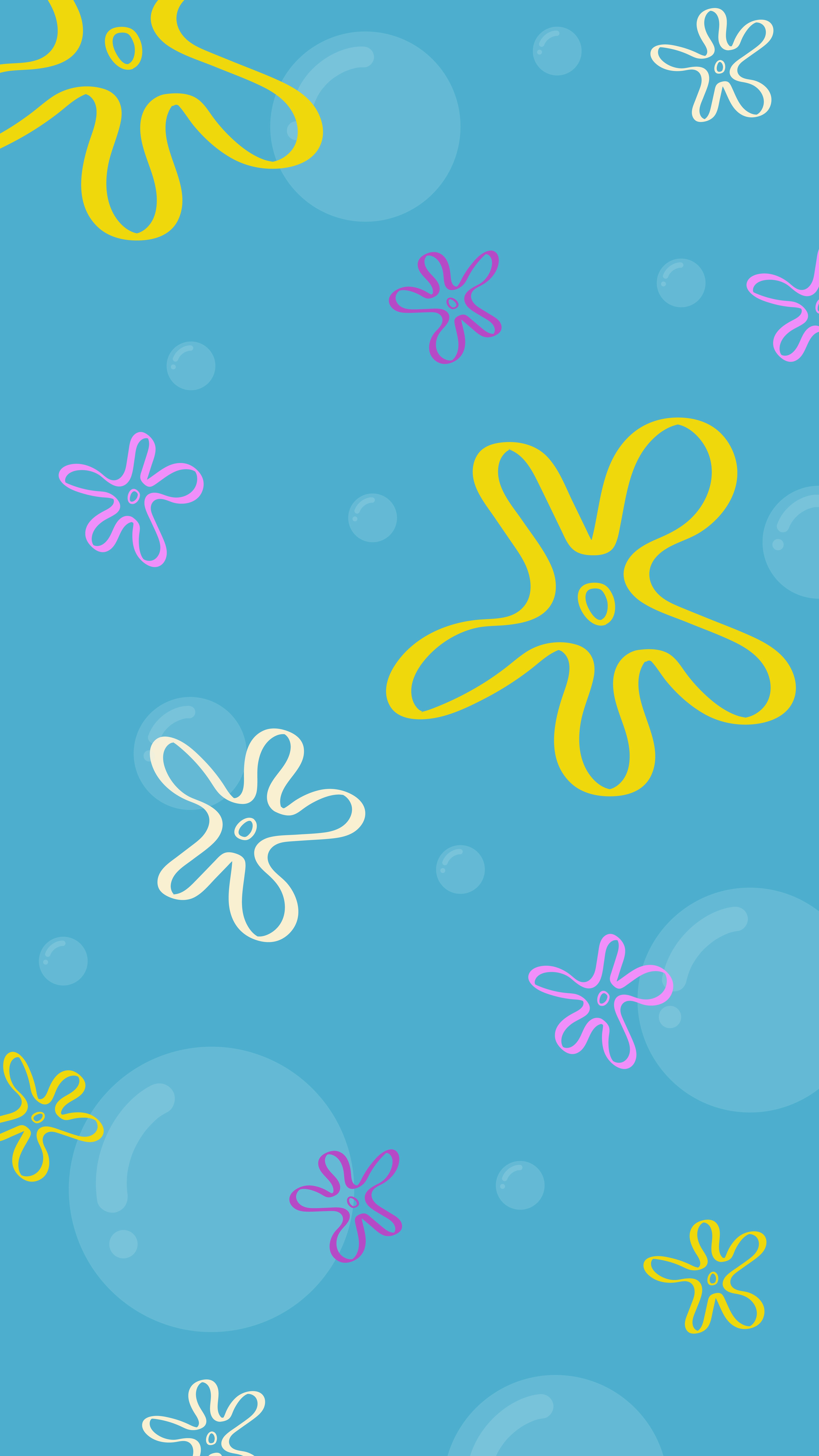 Free Spongebob Flower Background - EPS, Illustrator, JPG, PNG, SVG
