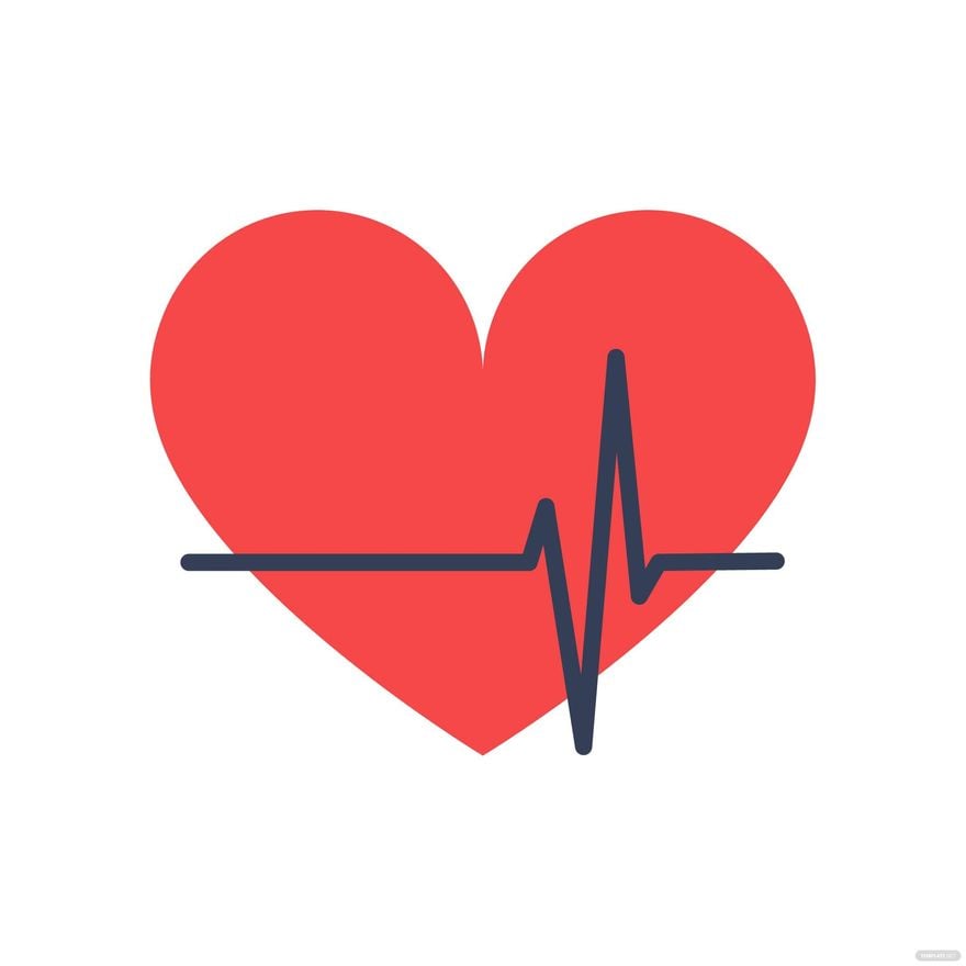Heart Rate Clipart in Illustrator, EPS, SVG, JPG, PNG