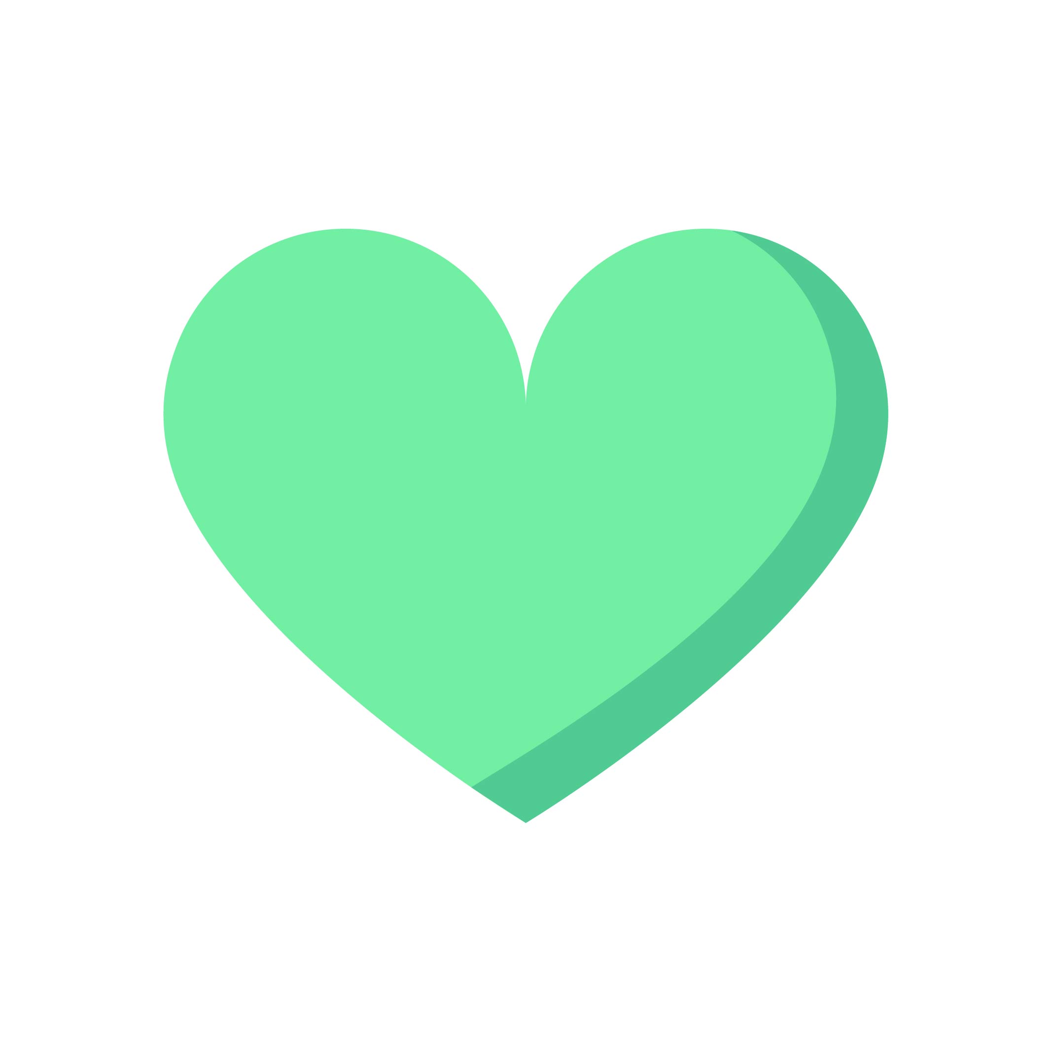 Green Heart Clipart Clip Art Library - vrogue.co
