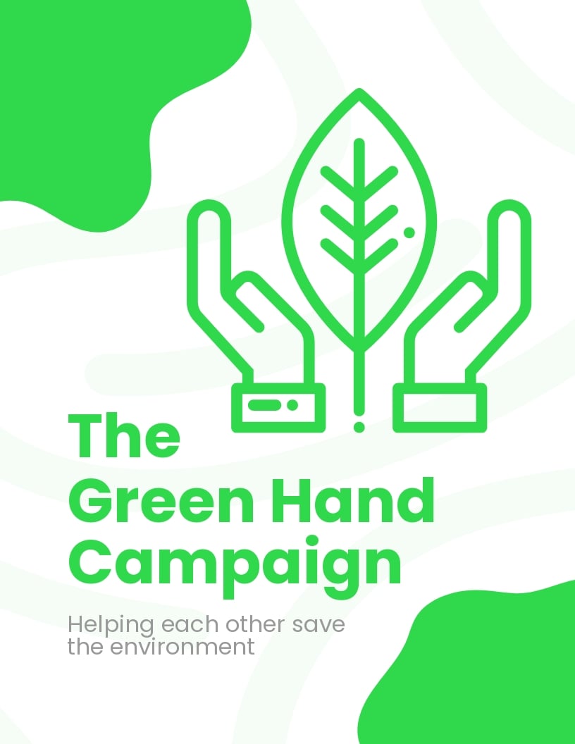 Environment Campaign Flyer Template