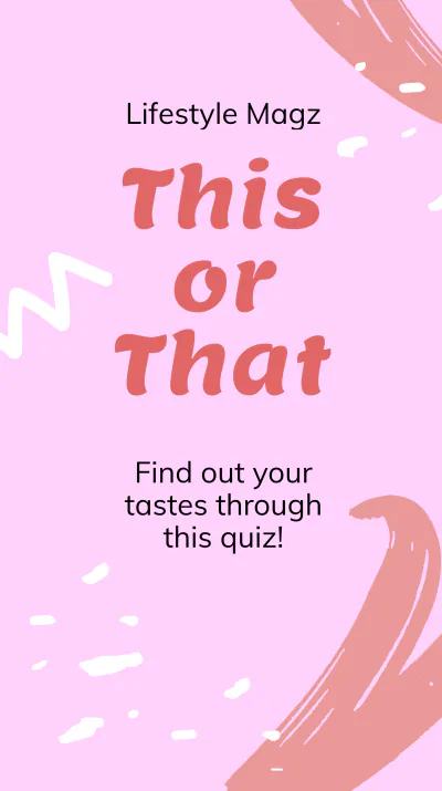 Free This Or That Event Interactive Instagram Story Template to Edit Online