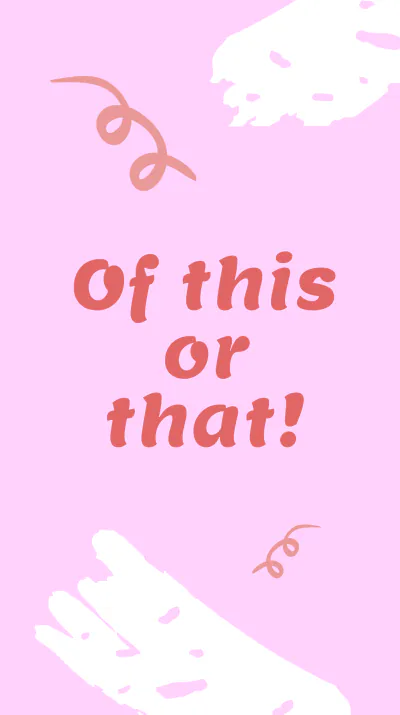 Free This Or That Event Interactive Instagram Story Template to Edit Online