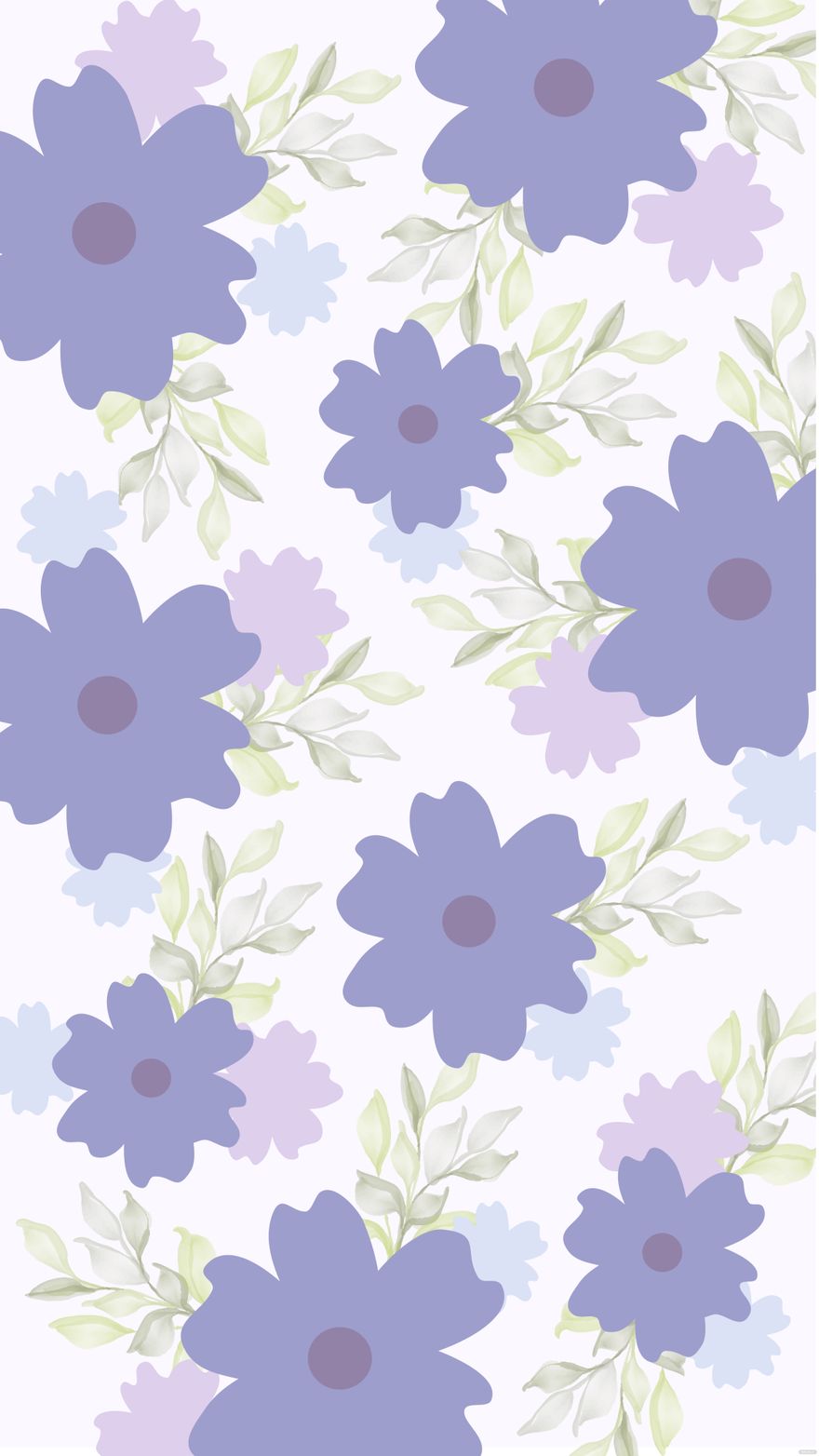 Free Purple Floral Background