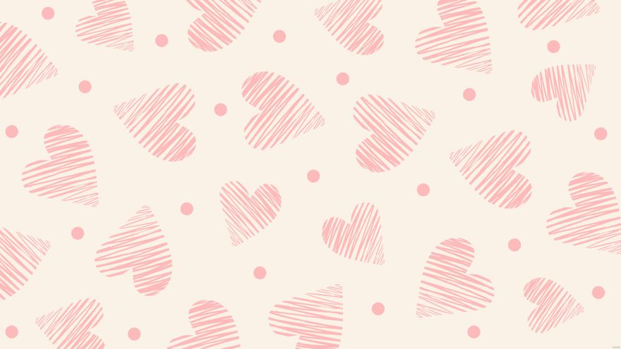 Light Pink Heart Background