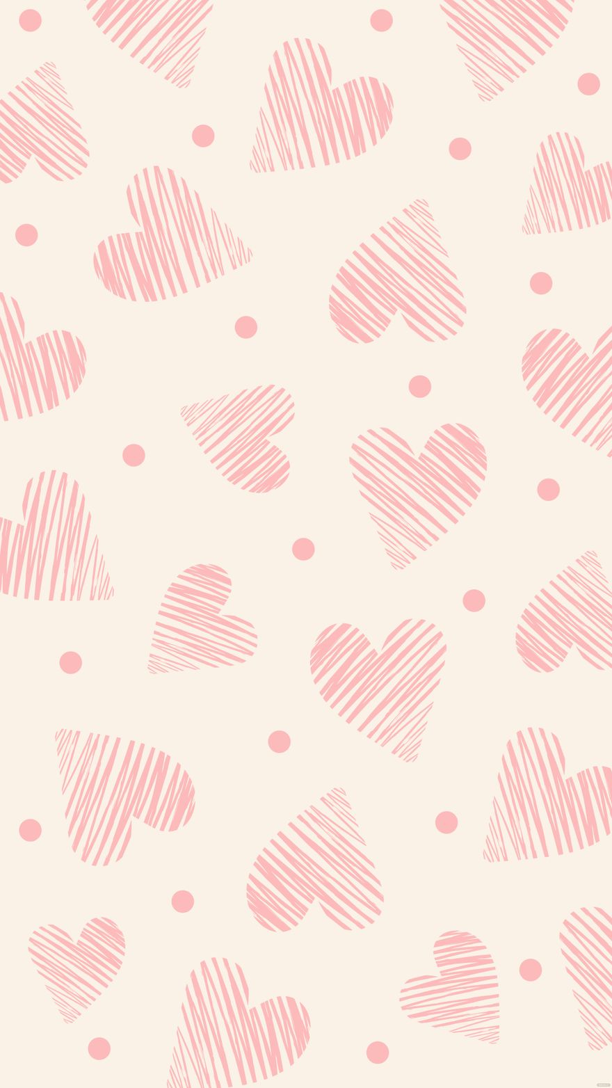 Free Light Pink Heart Background - EPS, Illustrator, JPG, SVG 