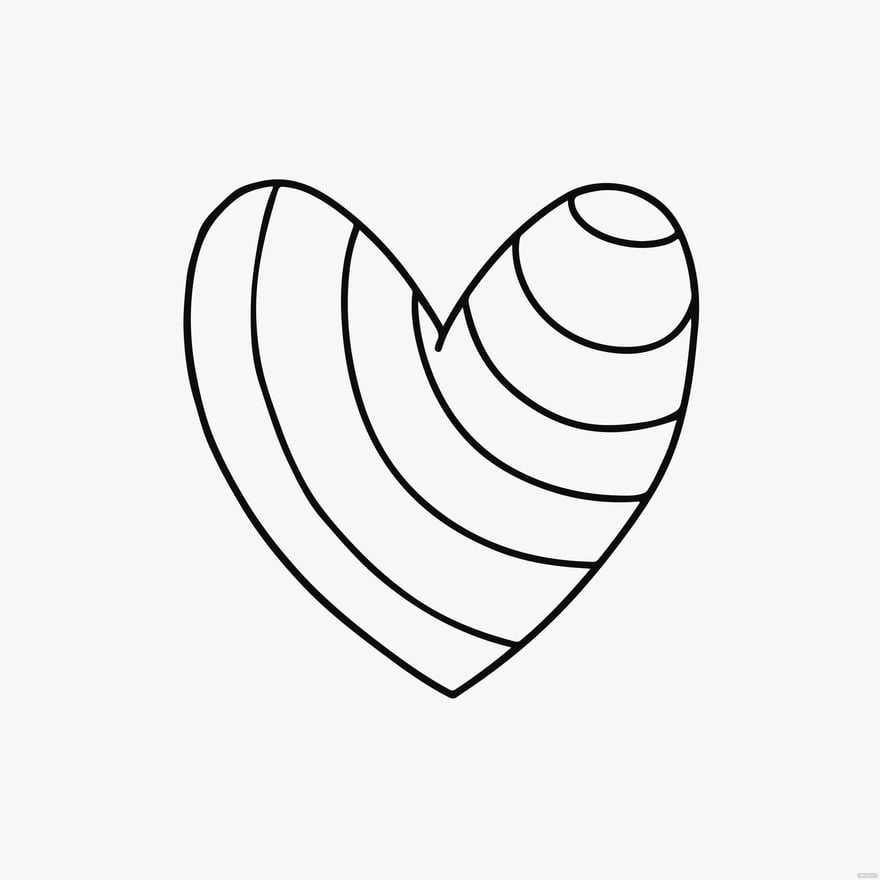 Free Doodle Heart Clipart