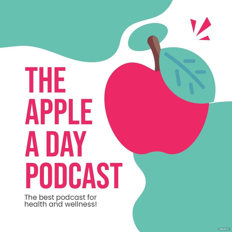 Free Health & Wellness Podcast Cover Template