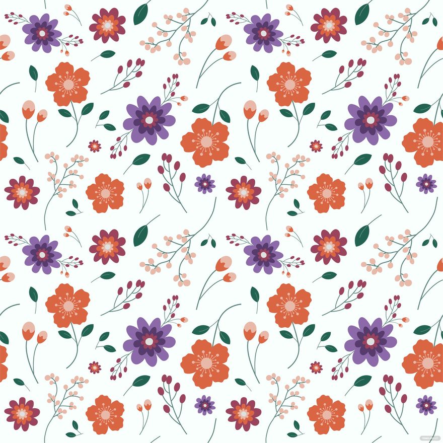 flower pattern illustrator free download