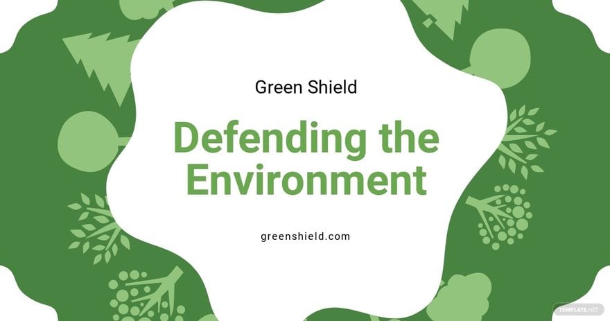 Free Environment Protection Facebook Post Template