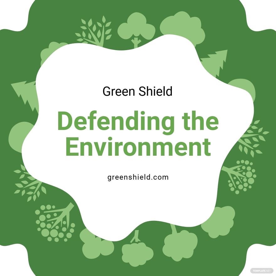 Free Environment Protection Linkedin Post Template