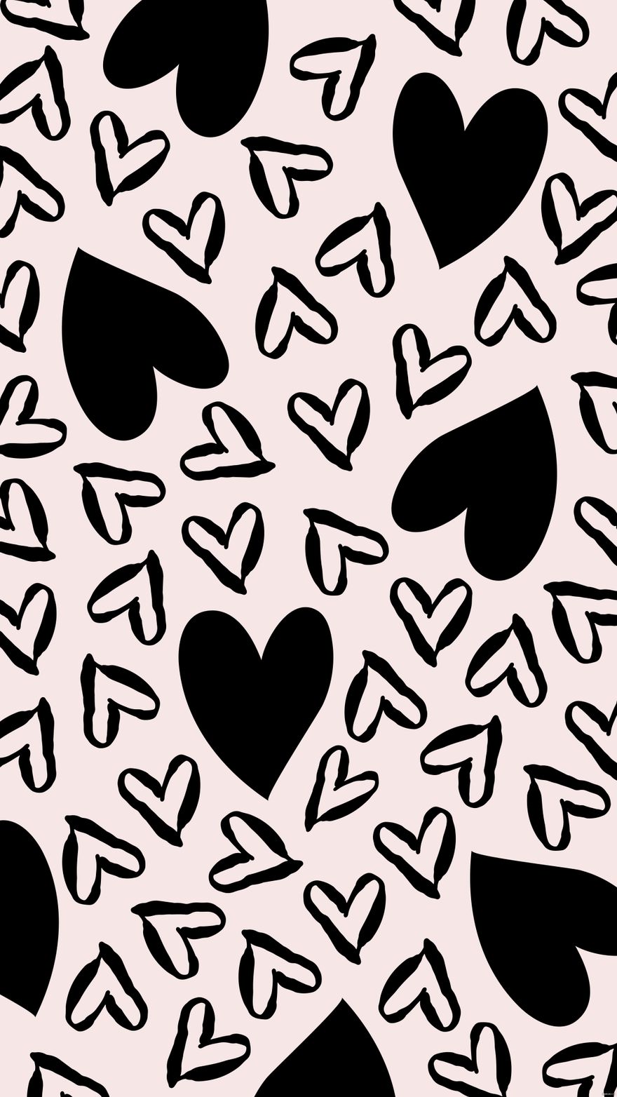 Free Black Heart Background - EPS, Illustrator, JPG, SVG 
