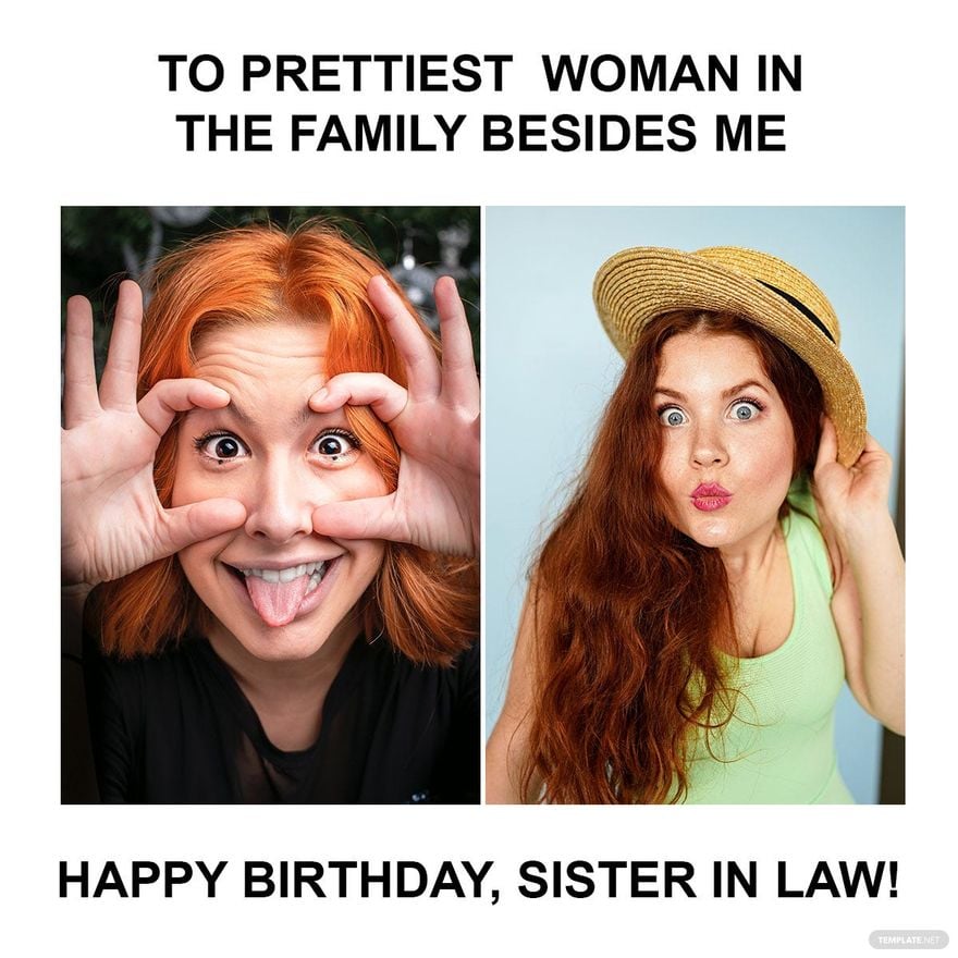 Free Happy Birthday Sister In Law Meme