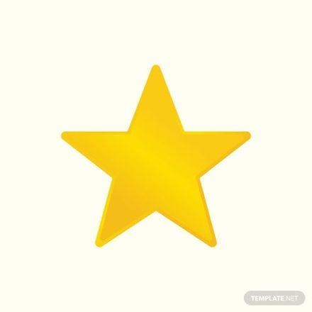 Free Gold Star Vector