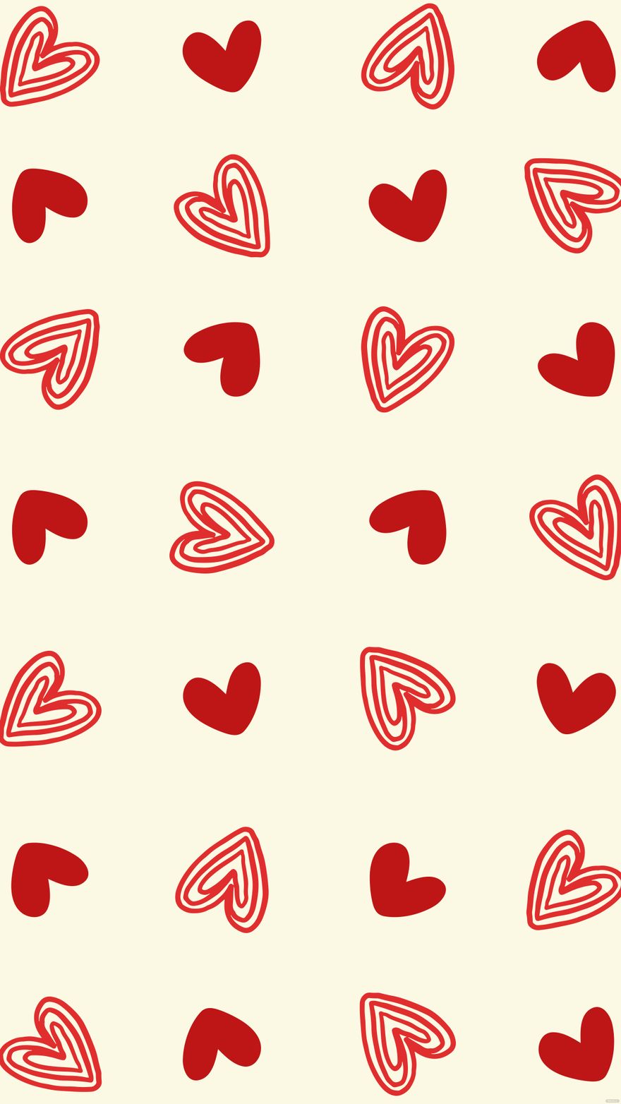 Free Red Heart Background
