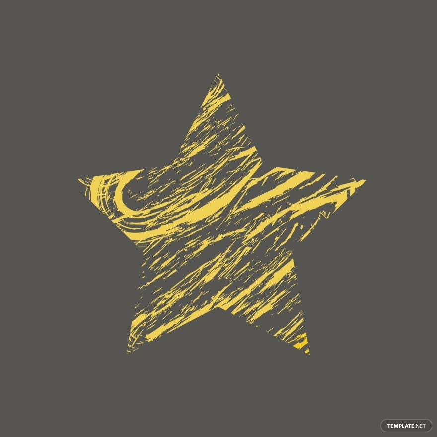 Free Distressed Star Vector