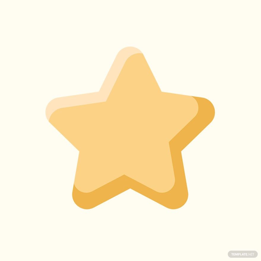 Free Rounded Star Vector