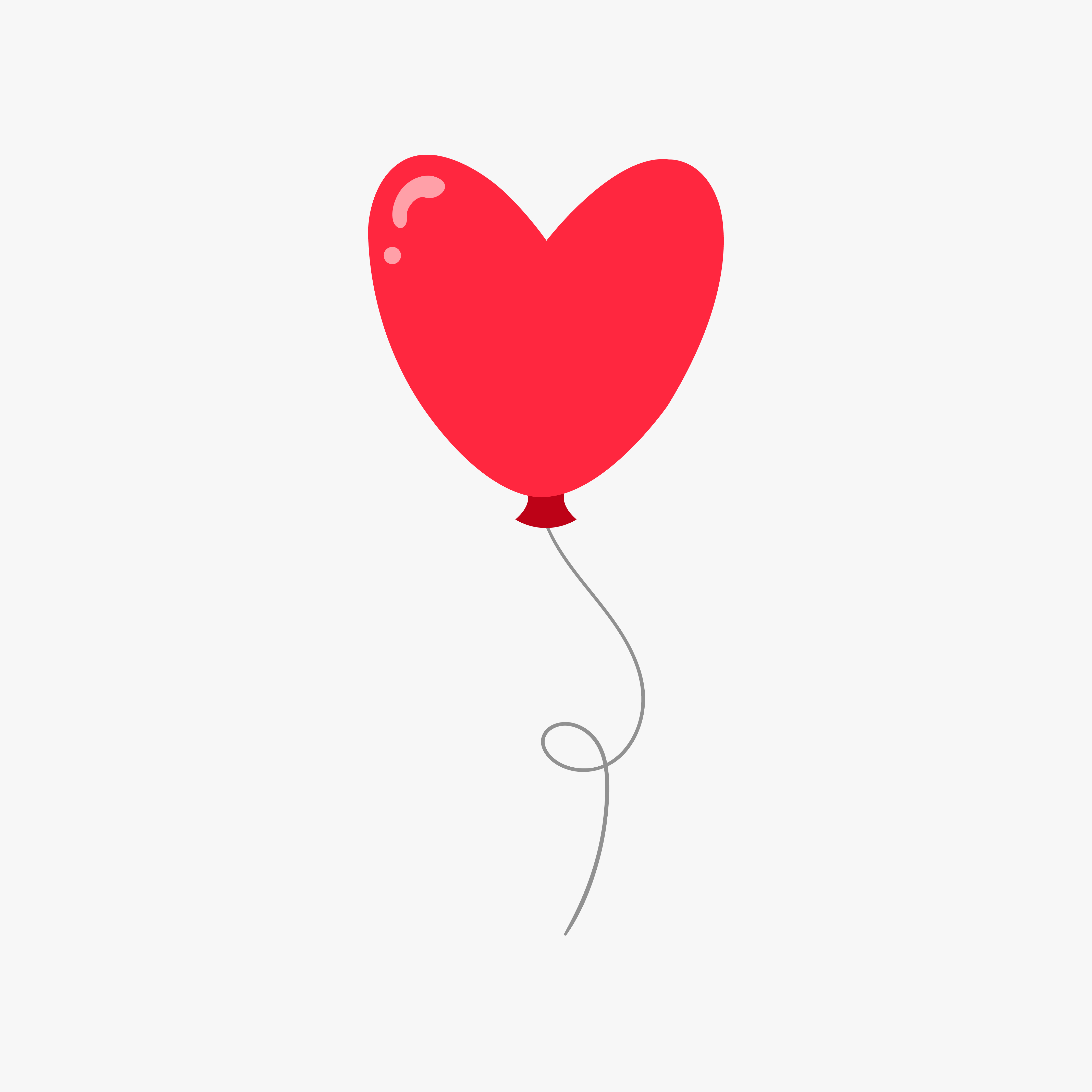 Free Red Heart Balloon Clipart Download in Illustrator, EPS, SVG, JPG