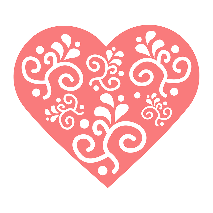 Carved Heart Animated | Template.net