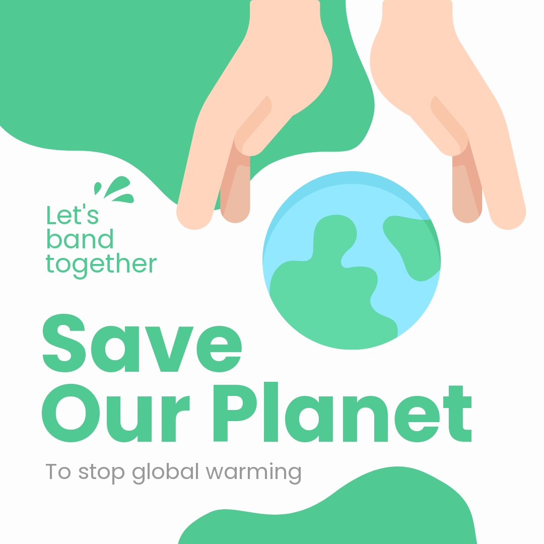 Save The Earth Instagram Post Template - Edit Online & Download