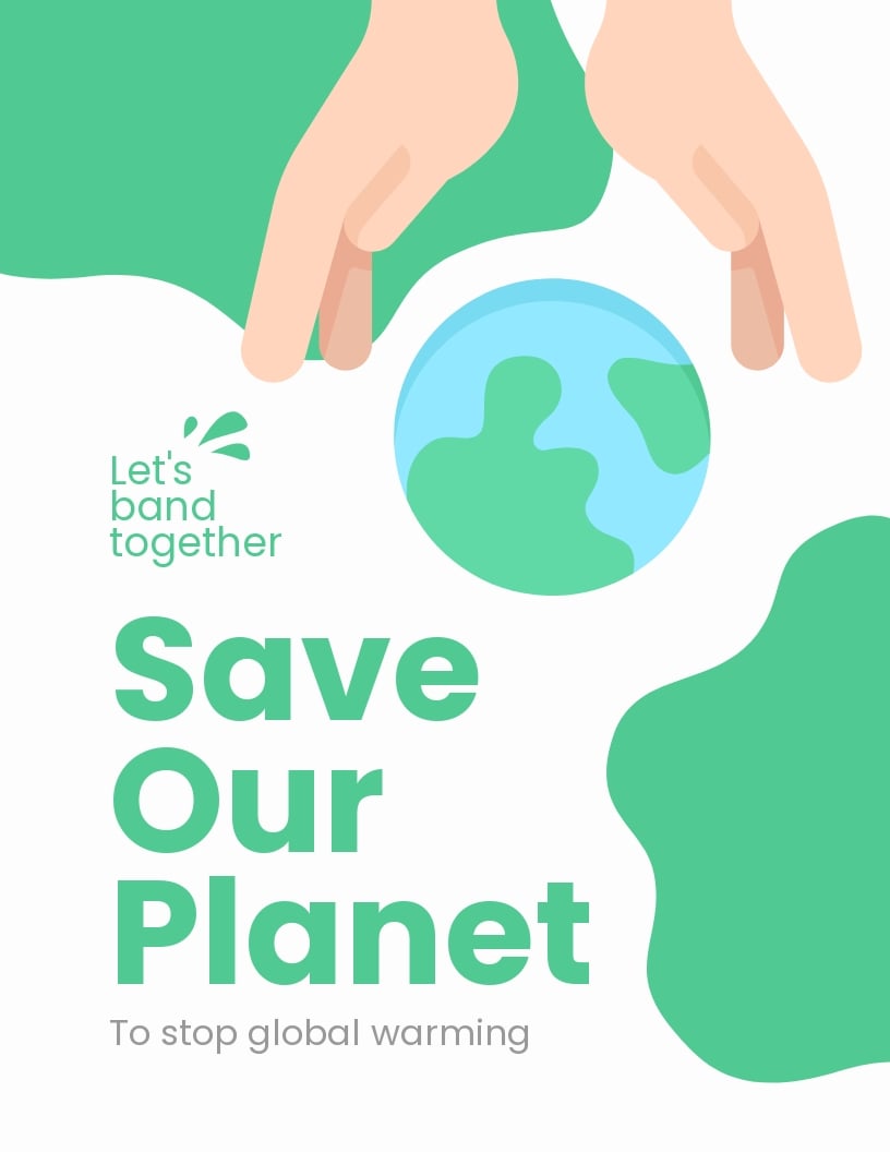 Save The Earth Flyer Template in Word, Google Docs, PSD, Apple Pages, Publisher