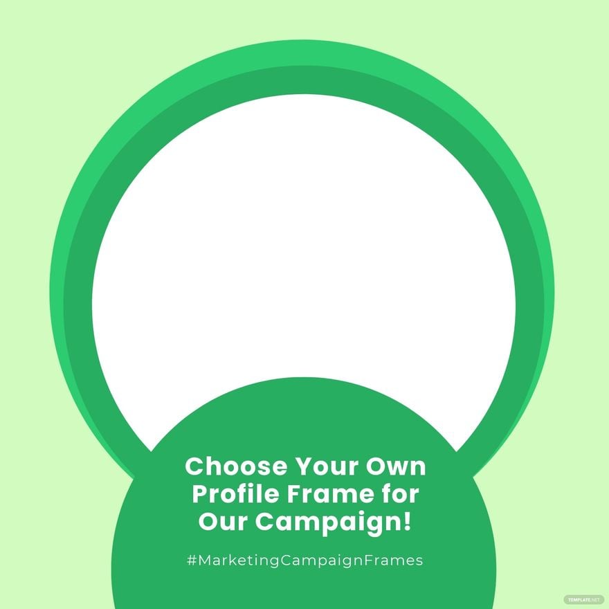 Free Campaign Facebook Profile Frame Template
