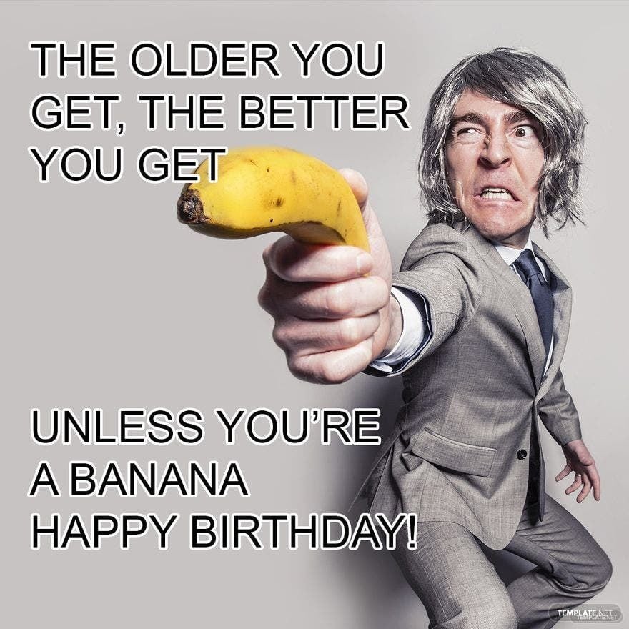 Happy Birthday Quote Meme in Illustrator, PSD, JPG, GIF, PNG