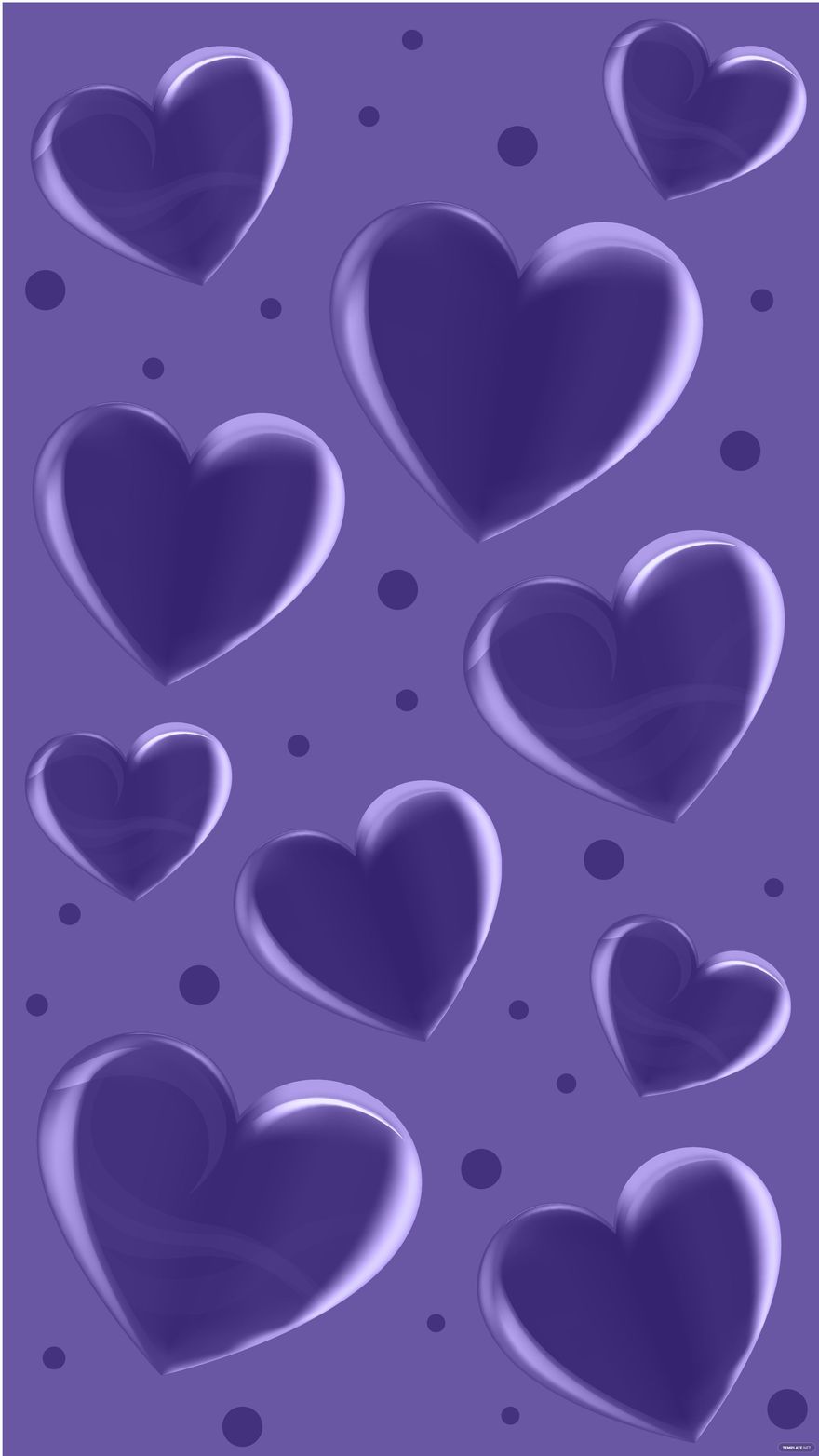 Free Purple Heart Background
