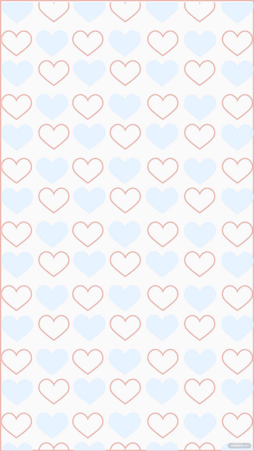 Pastel Heart Background