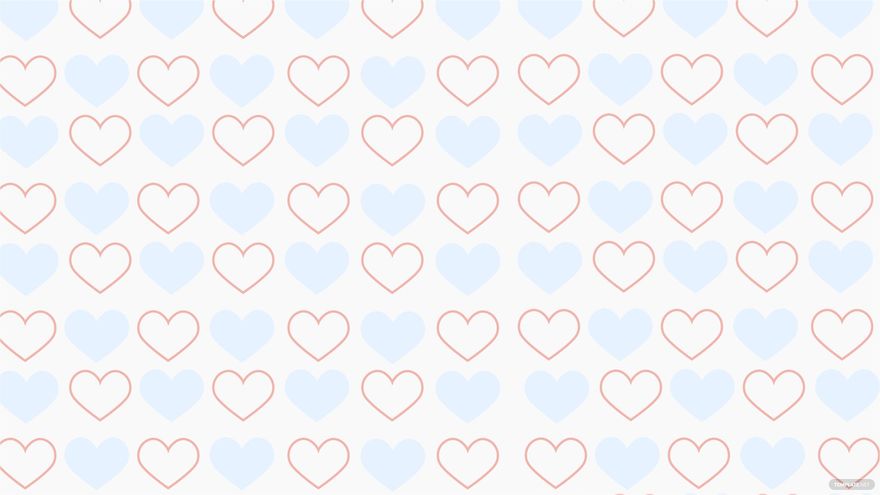 Pastel Heart Background