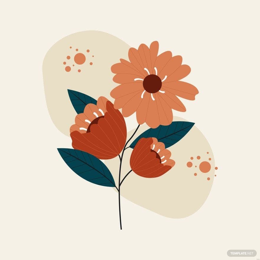 Free Decorative Flower Illustration
