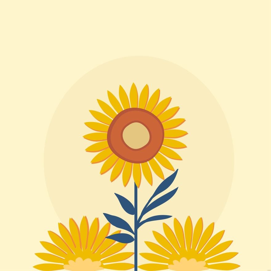 Free Yellow Flower Illustration