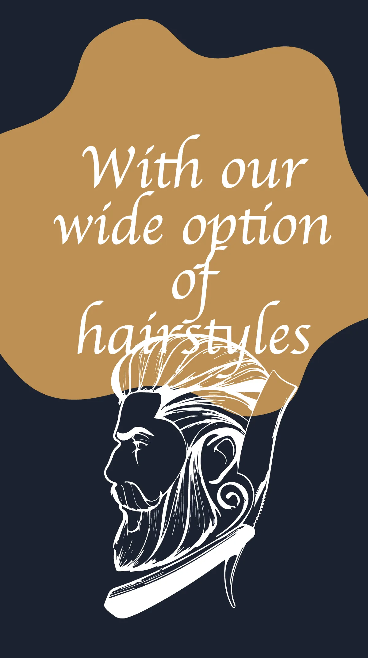 Free Barber Shop Advertisement Instagram Story Template to Edit Online