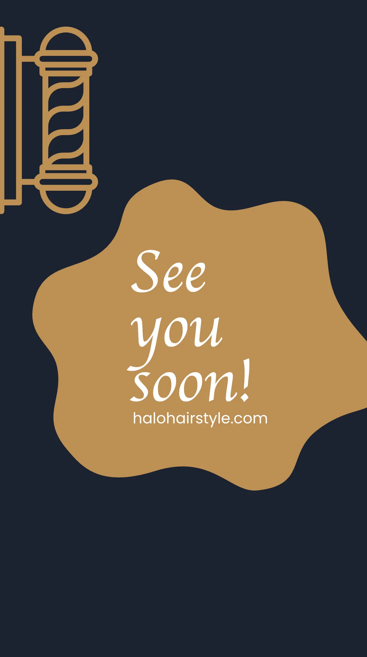 Free Barber Shop Advertisement Instagram Story Template to Edit Online