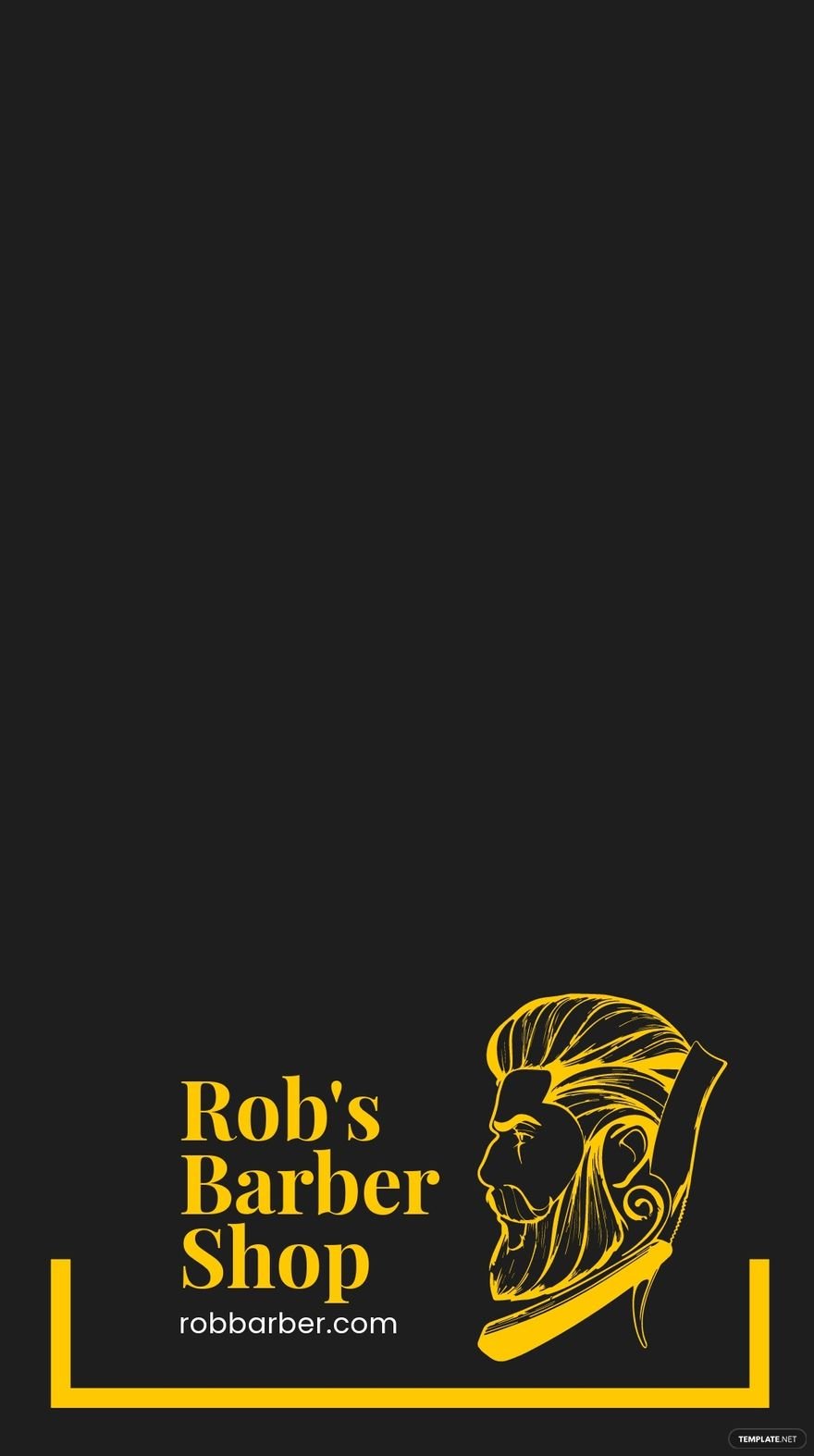 Free Barber Snapchat Geofilter Template