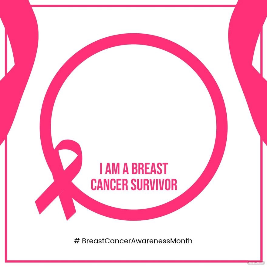 Breast Cancer Facebook Profile Frame Template